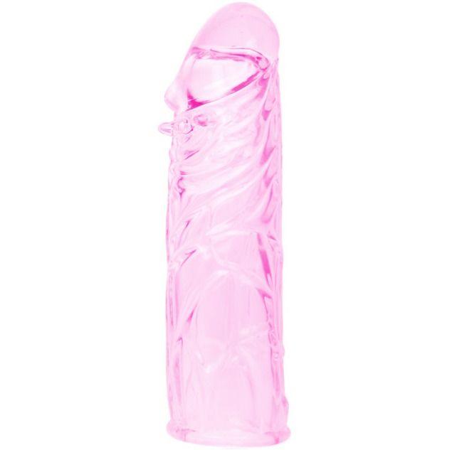 BAILE - FUNDA ROSA PENE SILICONA ESTIMULANTE 13 CM - Sensuana.es