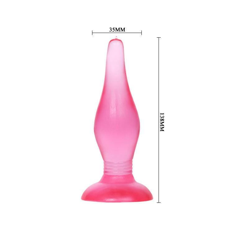 BAILE - PLUG ANAL TACTO SUAVE LILA 14.2 CM - Sensuana.es