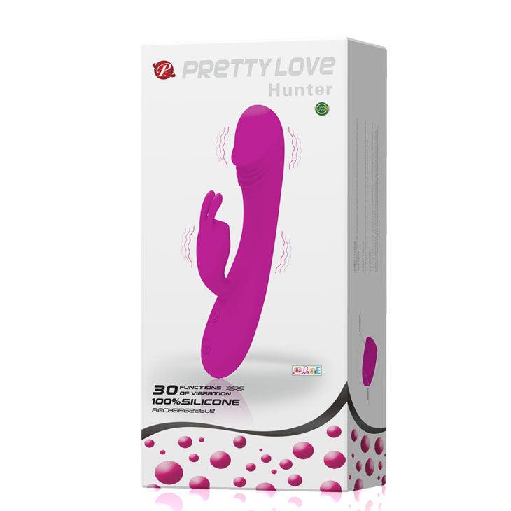 PRETTY LOVE - SMART VIBRADOR CON RABBIT 30 MODOS HUNTER - Sensuana.es