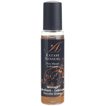 EXTASE SENSUAL - LUBRICANTE CHOCOLATE & NARANJA VIAJE 35 ML - Sensuana.es