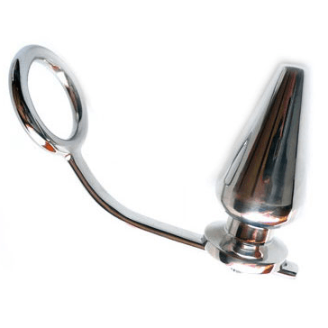 METAL HARD - ANILLO ACERO CON PLUG ANAL 45 X 50MM - Sensuana.es