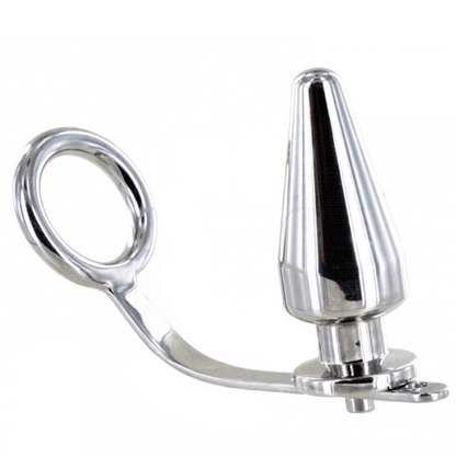 METAL HARD - ANILLO ACERO CON PLUG ANAL 80 X 55 MM - Sensuana.es