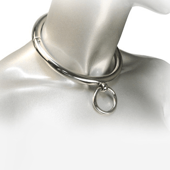 METAL HARD - BDSM COLLAR CON ARGOLLA 10CM - Sensuana.es