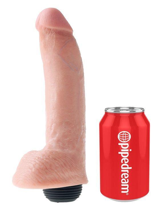 KING COCK - PENE REALISTICO EYACULADOR NATURAL 22.86 CM - Sensuana.es