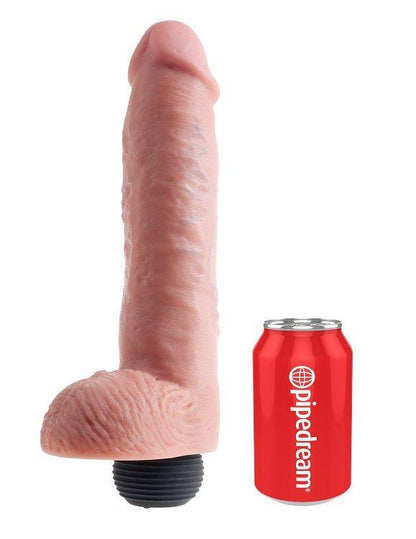 KING COCK - PENE REALISTICO EYACULADOR NATURAL 27.94 CM - Sensuana.es