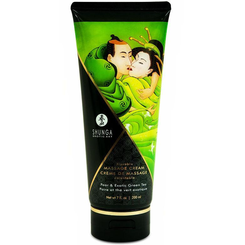 SHUNGA - CREMA MASAJE PERA & TÉ VERDE 200 ML - Sensuana.es