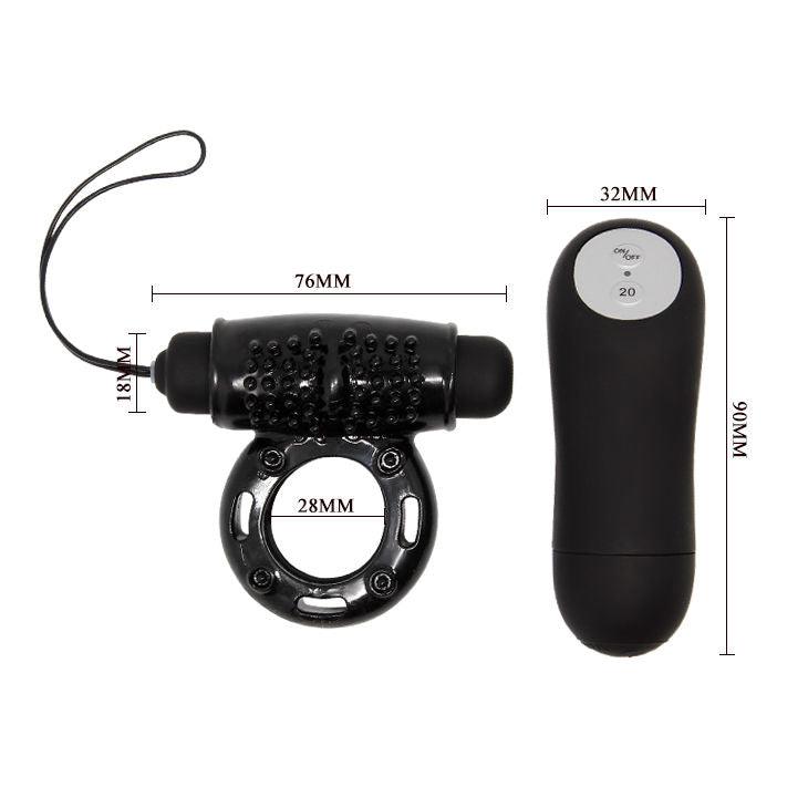 BAILE - ANILLO CONTROL REMOTO NEGRO 20V - Sensuana.es