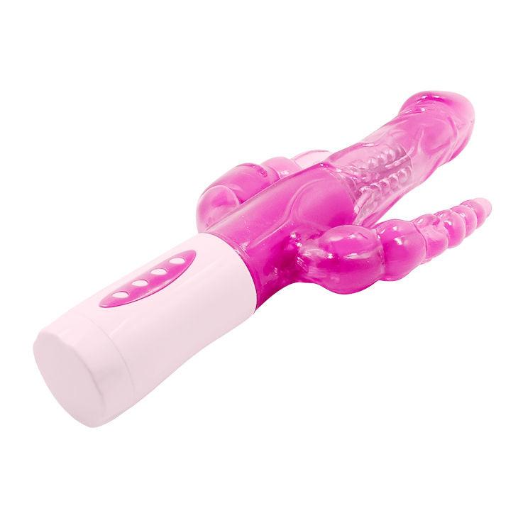 BAILE - PRETTY BUNNY TRIPLE VIBRADOR ROTADOR - Sensuana.es