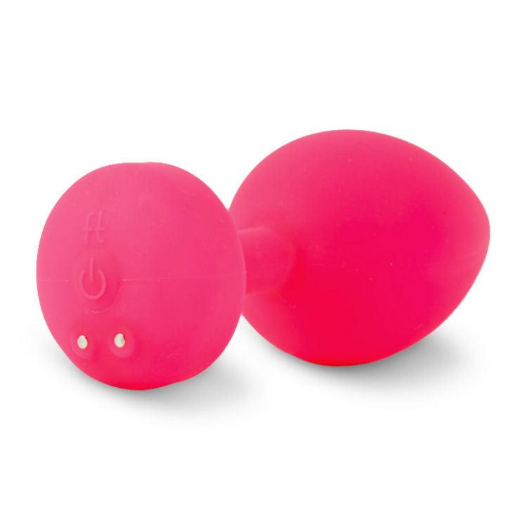 G-VIBE - FUNTOYS GPLUG ANAL VIBRADOR RECARGABLE PEQUEÑO ROSA NEON 3CM - Sensuana.es