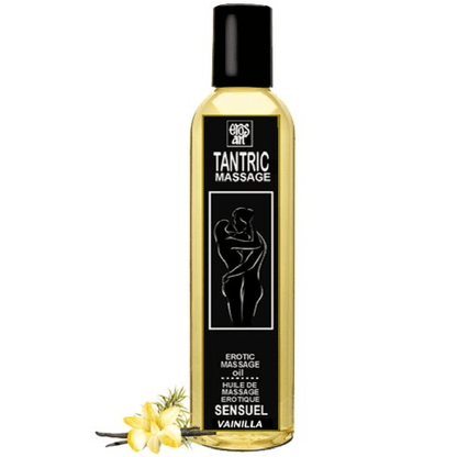 EROS-ART - ACEITE MASAJE TANTRICO NATURAL Y AFRODISÍACO VAINILLA 200 ML - Sensuana.es