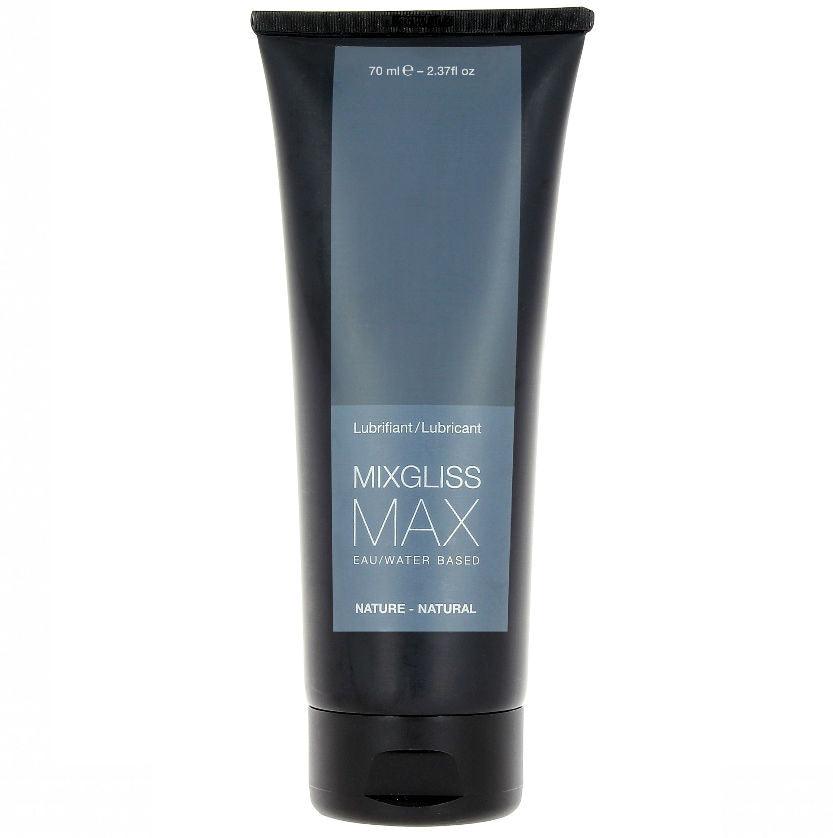 MIXGLISS - MAX LUBRICANTE ANAL BASE AGUA NATURAL 70 ML - Sensuana.es