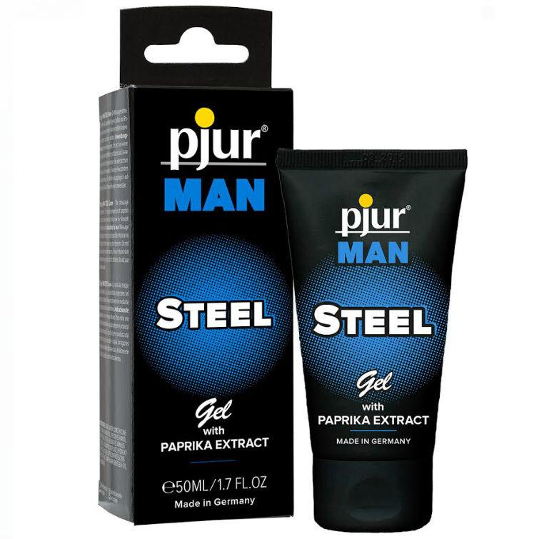 PJUR - MAN STEEL GEL ESTIMULANTE 50 ML - Sensuana.es