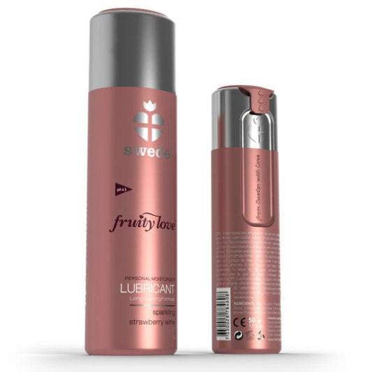 SWEDE - FRUITY LOVE LUBRICANTE FRESAS CON CHAMPAGNE 50 ML - Sensuana.es