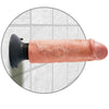 KING COCK - DILDO VIBRADOR 15.24 CM NATURAL - Sensuana.es