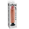 KING COCK - DILDO VIBRADOR 25.5 CM NATURAL - Sensuana.es