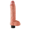 KING COCK - DILDO VIBRADOR CON TESTICULOS 25.5 CM COLOR NATURAL - Sensuana.es