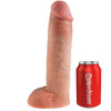 KING COCK - STRAP-ON CON DILDO HUECO 28 CM Y TIRANTES COLOR CARNE - Sensuana.es