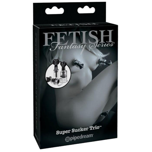 FETISH FANTASY LIMITED EDITION - TRIO SUPER SUCCIONADOR PEZONES Y CLITORIS - Sensuana.es