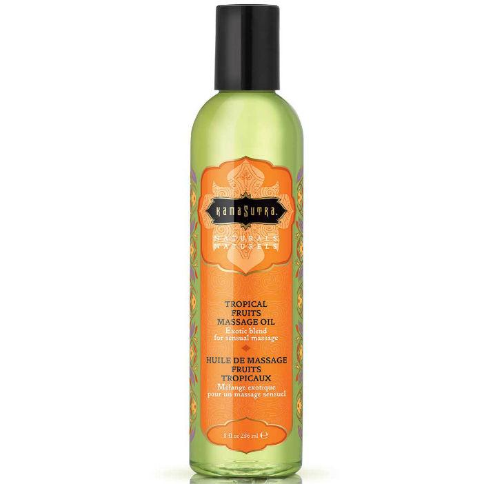 KAMASUTRA - NATURALS ACEITE DE MASAJE FRUTAS TROPICALES 236ML - Sensuana.es