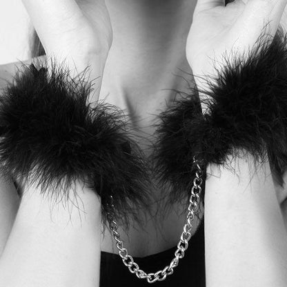 BIJOUX - ZA ZA ZU FEATHER HANDCUFFS - Sensuana.es