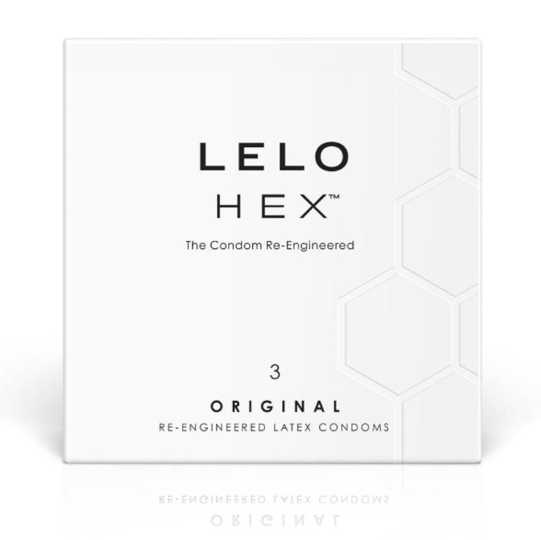 LELO - HEX PRESERVATIVO CAJA 3 UDS - Sensuana.es