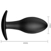 PRETTY LOVE - PLUG ANAL SILICONA ANCLA 8.5 CM NEGRO - Sensuana.es