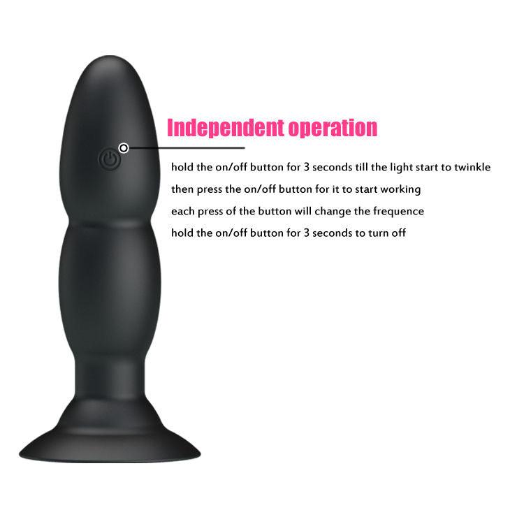 PRETTY LOVE - PLUG VIBRADOR Y ROTACIÓN POR CONTROL REMOTO - Sensuana.es