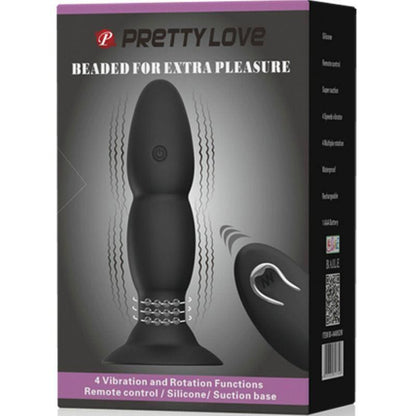 PRETTY LOVE - PLUG VIBRADOR Y ROTACIÓN POR CONTROL REMOTO - Sensuana.es