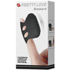 PRETTY LOVE - FLIRTATION DEDAL CON VIBRACION STEWARD NEGRO - Sensuana.es