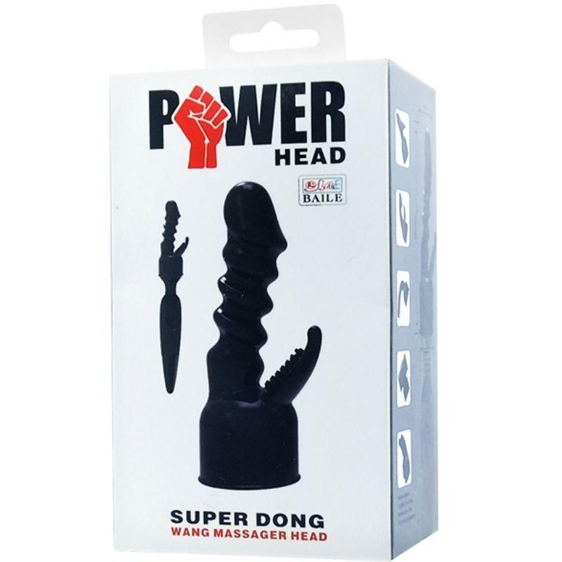 BAILE - POWER HEAD CABEZAL INTERCAMBIABLE PARA ESTIMULACION INTERNA Y CLITORIS - Sensuana.es