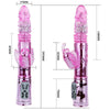 BAILE - VIBRADOR RECARGABLE CON ROTACION Y ESTIMULADOR THROBBING BUTTERF - Sensuana.es