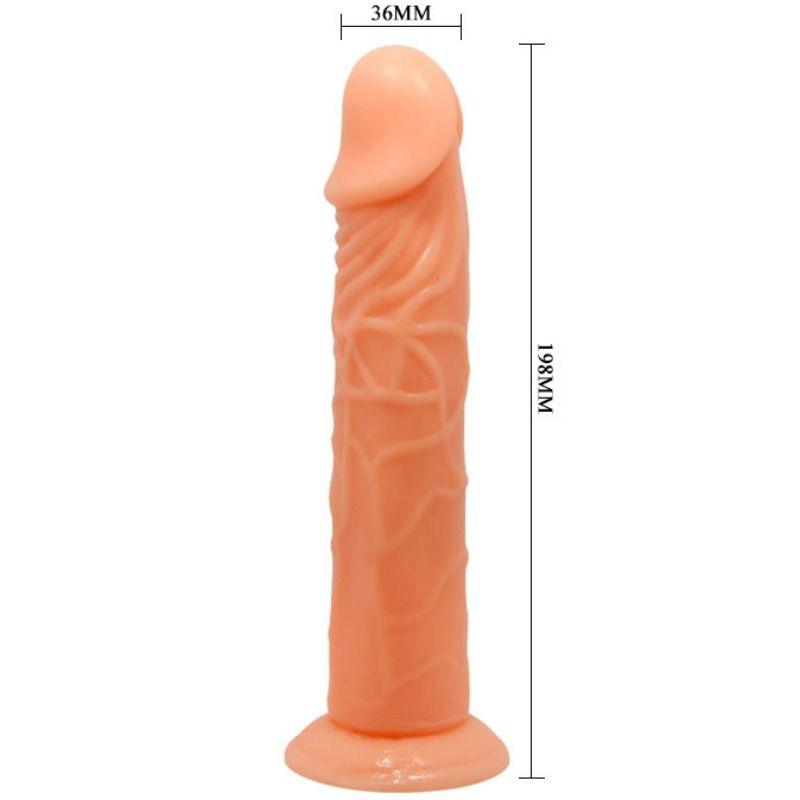 BAILE - DILDO VIVE REALISTIC 19.8 CM COR NATURAL - Sensuana.es