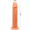 BAILE - DILDO VIVE REALISTIC 19.8 CM COR NATURAL - Sensuana.es