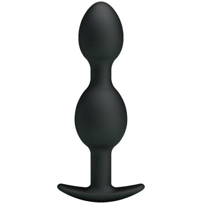 PRETTY LOVE - BOLAS ANALES SILICONA 12.5 CM NEGRO - Sensuana.es