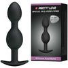 PRETTY LOVE - BOLAS ANALES SILICONA 12.5 CM NEGRO - Sensuana.es