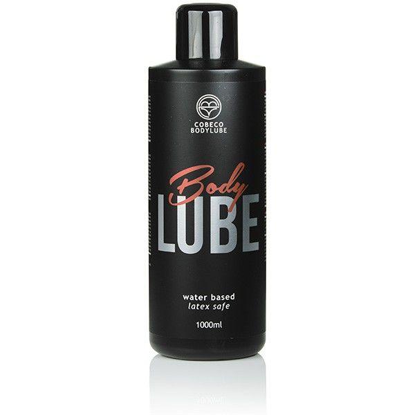 COBECO - BODYLUBE BODY LUBE LUBRICANTE BASE AGUA LATEX SAFE 1000 ML - Sensuana.es