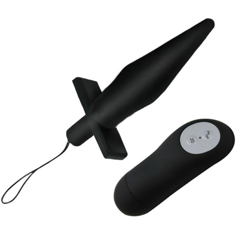 BAILE - BUTT PLUG ANAL CON VIBRACION NEGRO - Sensuana.es