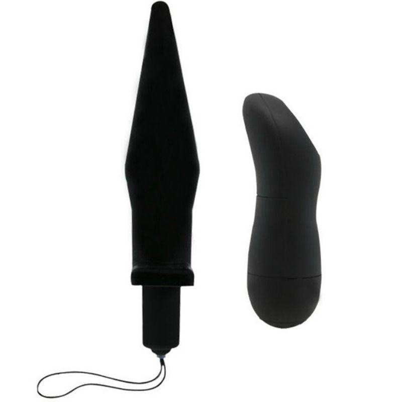 BAILE - BUTT PLUG ANAL CON VIBRACION NEGRO - Sensuana.es