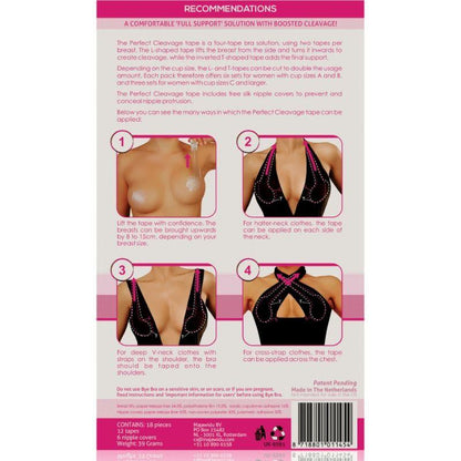 BYE-BRA - CINTA REALZADORA + CUBREPEZONES GRATIS COPA A-F - Sensuana.es