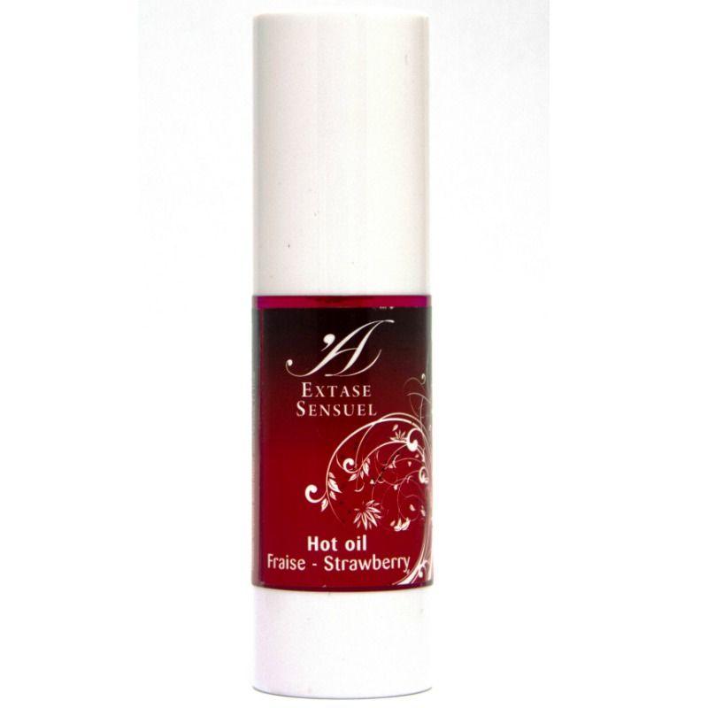 EXTASE SENSUAL - ACEITE ESTIMULANTE CALOR FRESA 30 ML - Sensuana.es