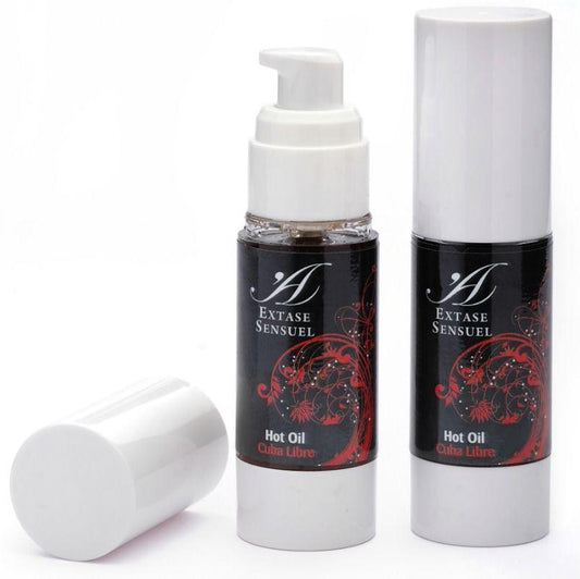 EXTASE SENSUAL - ACEITE ESTIMULANTE CALOR CUBA LIBRE 30 ML - Sensuana.es