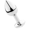 SECRETPLAY - PLUG ANAL ALUMINIO TRANSPARENTE 7 CM - Sensuana.es