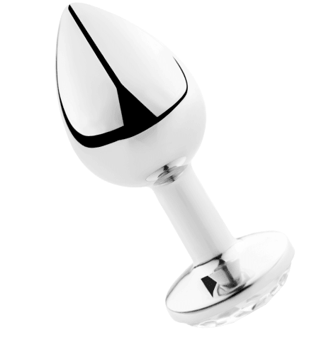 SECRETPLAY - PLUG ANAL ALUMINIO TRANSPARENTE 7 CM - Sensuana.es