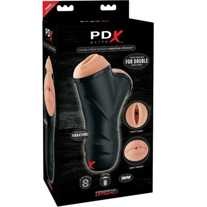 PDX ELITE - MASTURBADOR MASCULINO DOBLE BOCA Y VAGINA - Sensuana.es