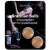 SECRETPLAY - SET 2 BRAZILIAN BALLS FRESAS CON CAVA - Sensuana.es