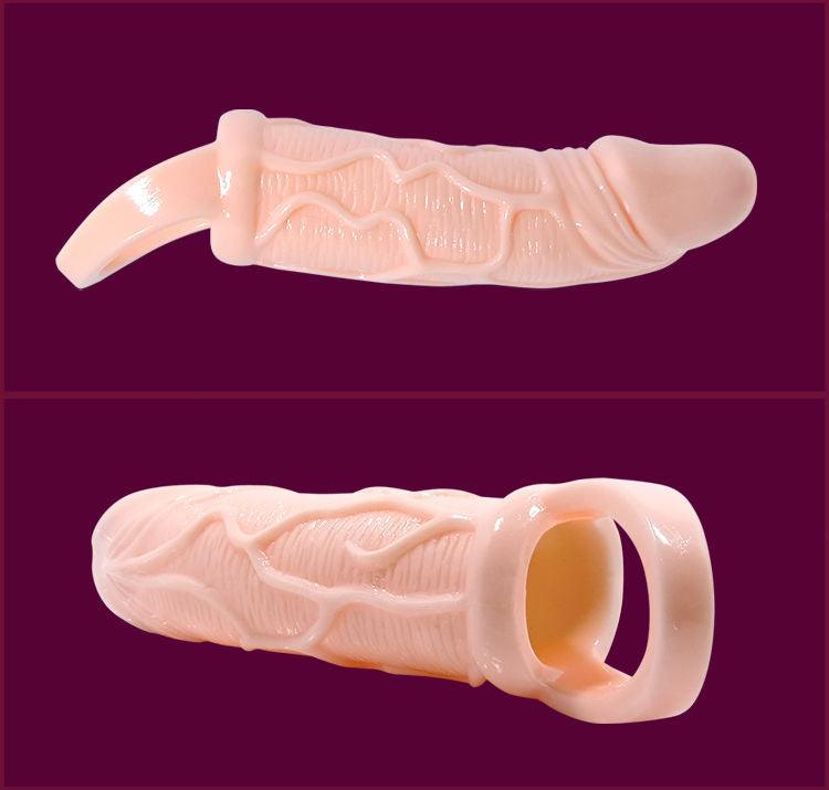 BAILE - FUNDA EXTENSORA PENE CON VIBRACION Y STRAP PARA TESTICULOS 13.5 CM - Sensuana.es