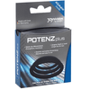 JOYDIVISION POTENZDUO - PLUS PACK 3 ANILLOS PARA PENE NEGRO - S, M, L - Sensuana.es