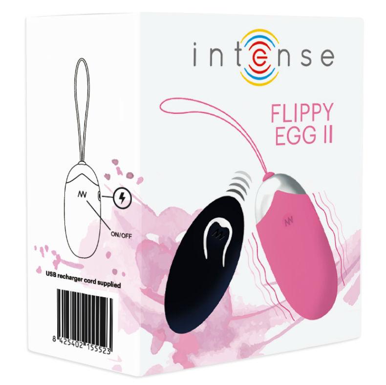 INTENSE - FLIPPY II HUEVO RECARGABLE REMOTO ROSA - Sensuana.es