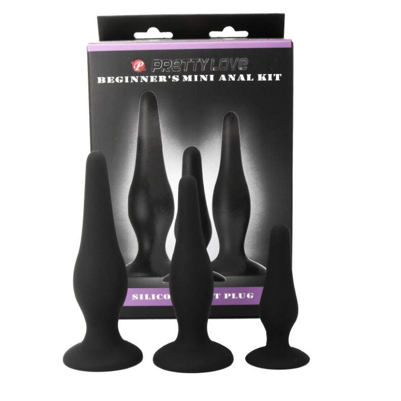 PRETTY LOVE - KIT INICIACION ANAL PLUGS SILICONA - Sensuana.es