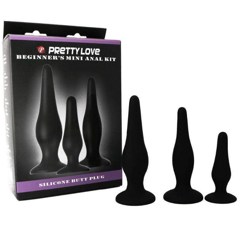 PRETTY LOVE - KIT INICIACION ANAL PLUGS SILICONA - Sensuana.es